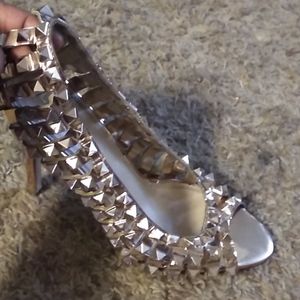 Gold heels